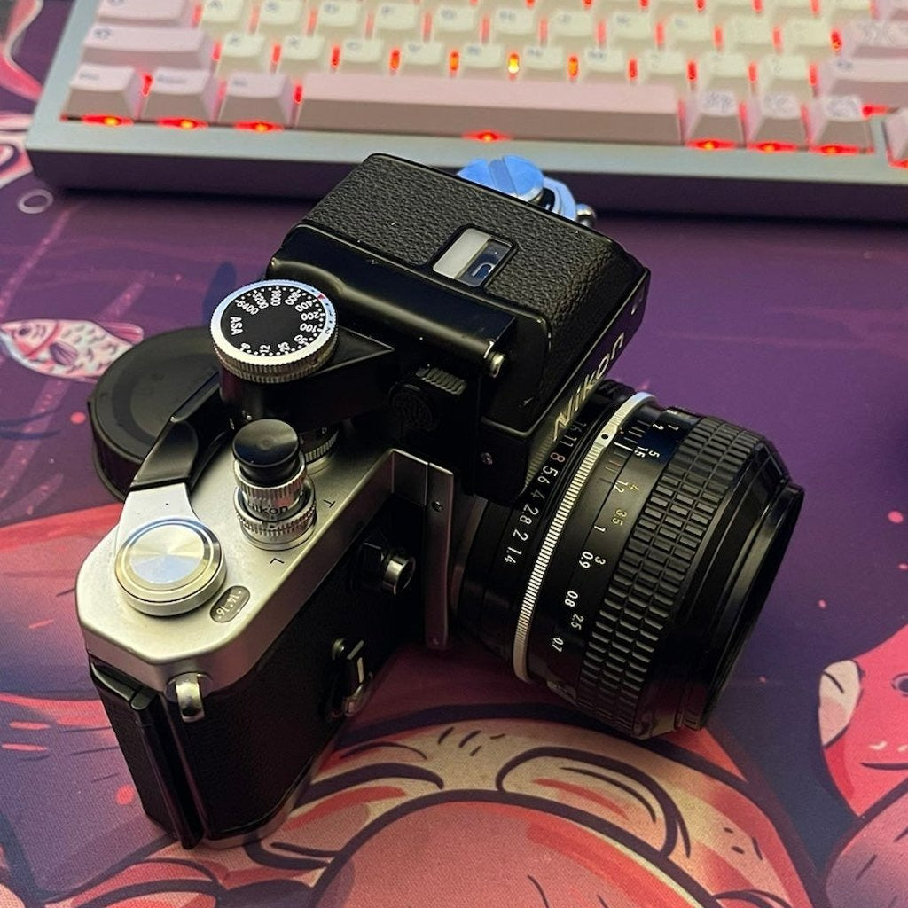 ๐ โห๐ Nikon F2 Film Camera (Silver) with 35mm and 50mm Lenses ๐ฅ ๐๐ท