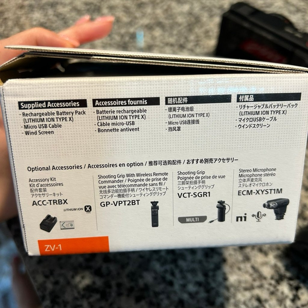 Used 🍇 ₊˚💜 Sony ZV-1 Digital Camera (Black)