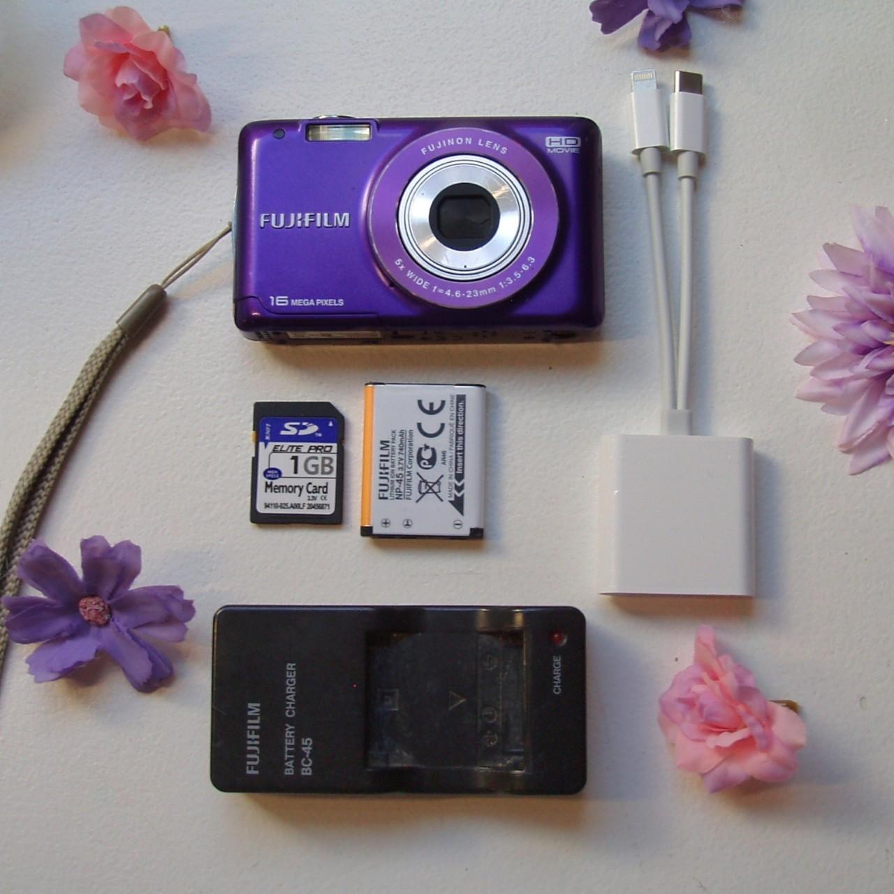 Used Purple Fujifilm FinePix JX Digital Camera โ Tested & Ready! ๐ธ
