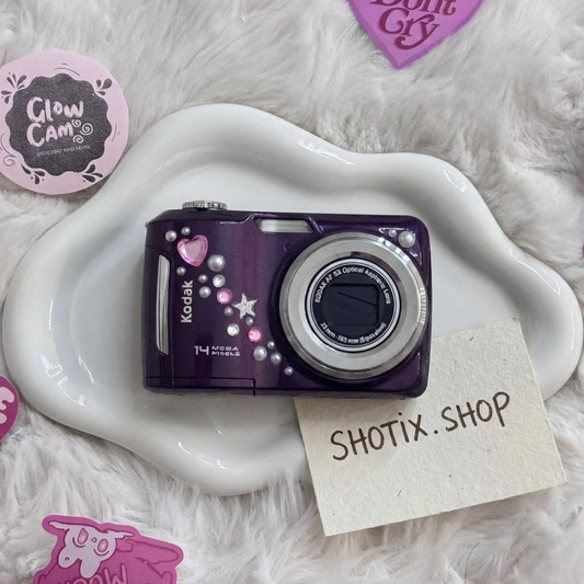 Used Kodak EasyShare C195 purple | 14MP Digital Camera — Tested & Ready! 📸