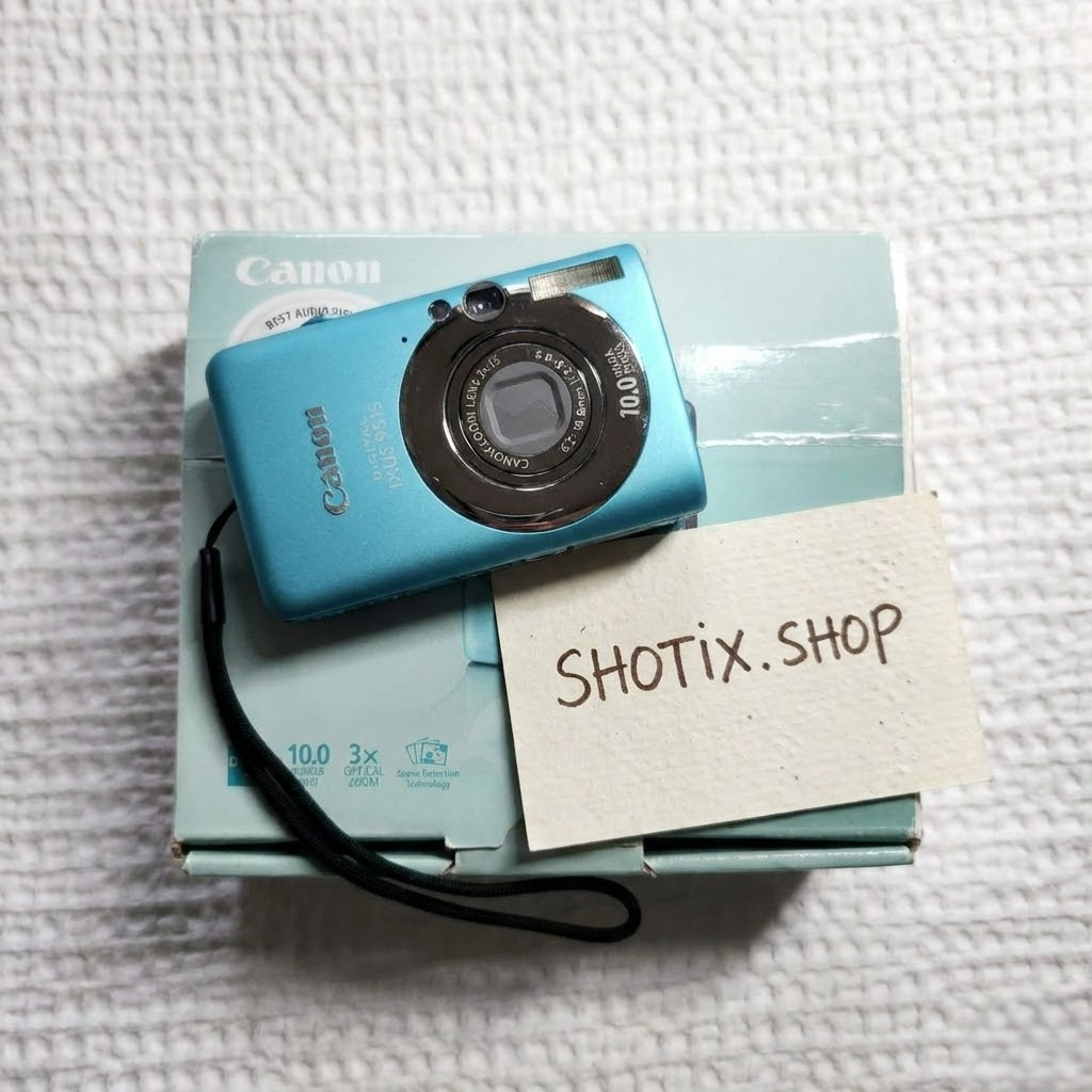 Used Blue Canon Ixus 95 IS Digital Camera — Tested & Ready! 📸