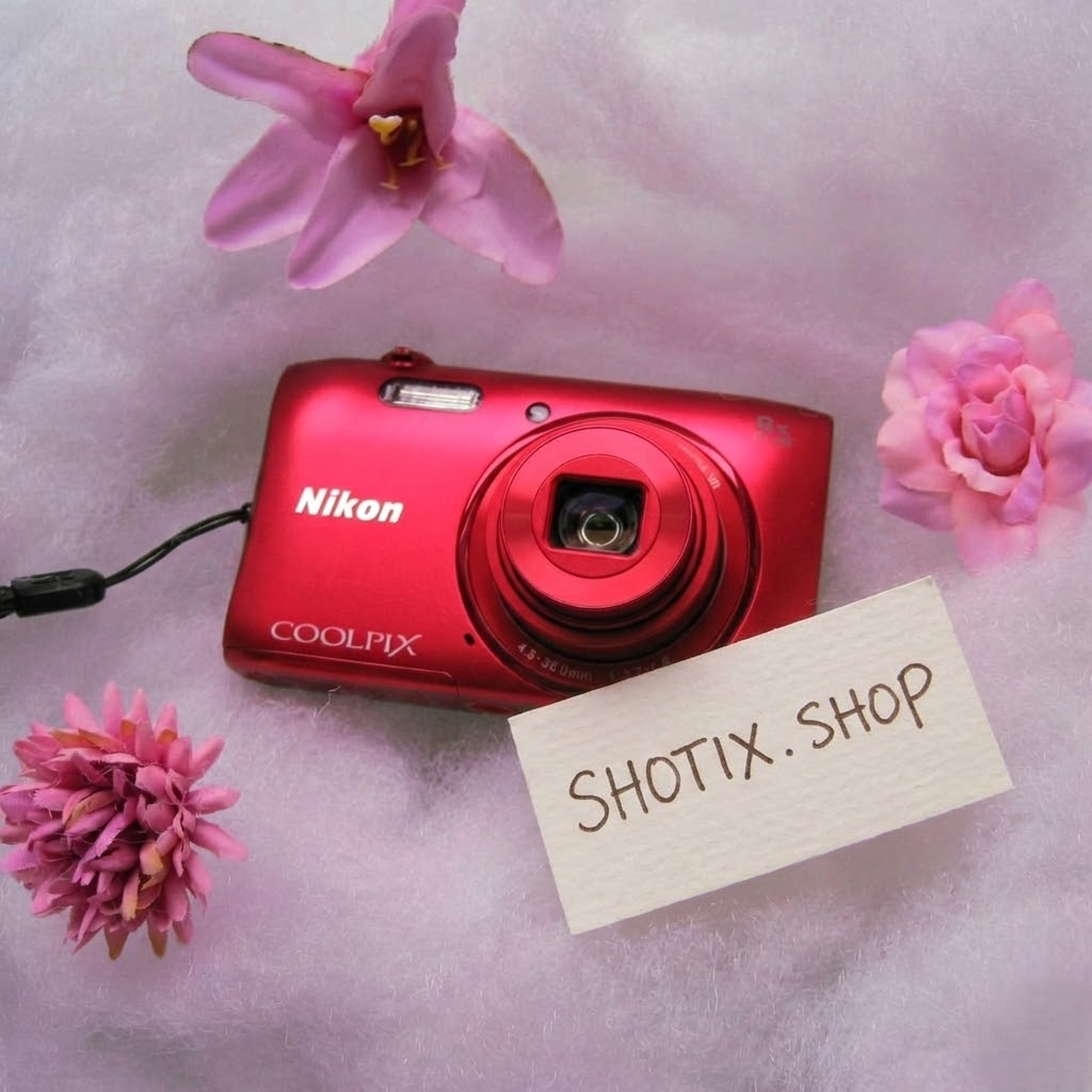 Used Red Nikon Coolpix S3600 Digital Camera — Tested & Ready! 📸