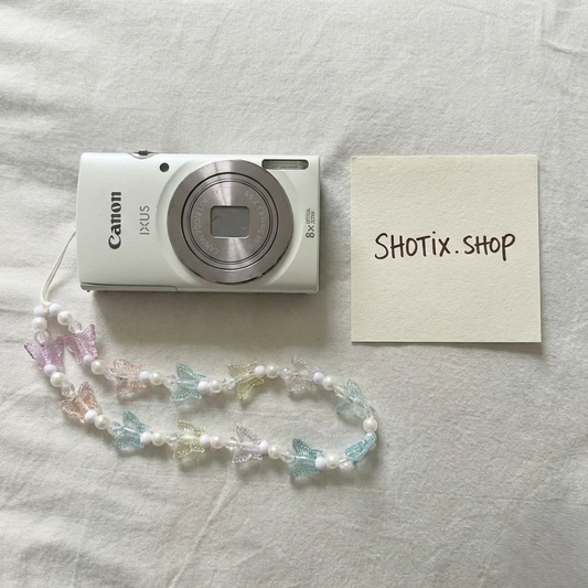 Used Vintage Canon Ixus 160 20MP White Digital Camera — Tested & Ready! 📸