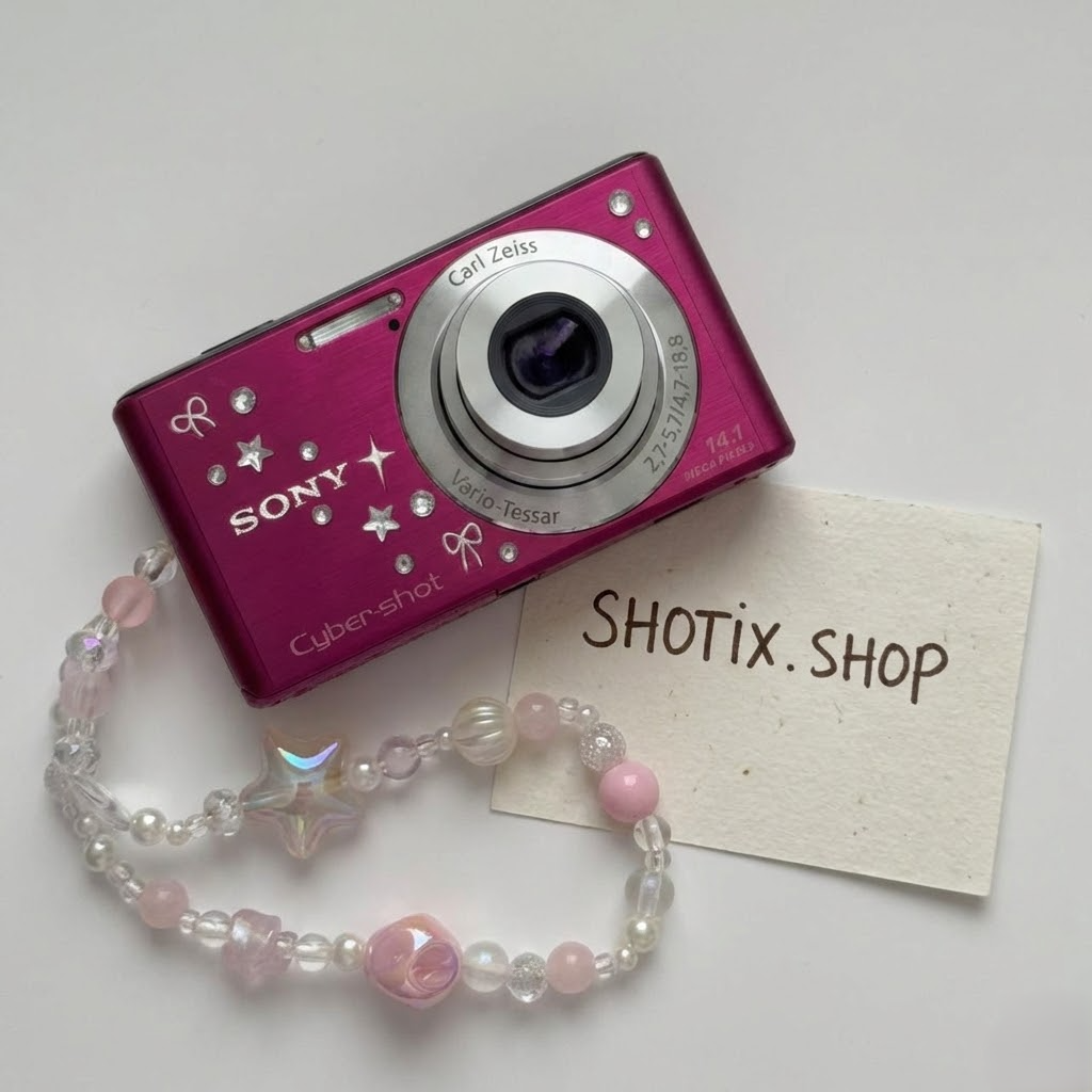 Used Sony CyberShot W530 💕 Hot Pink Digital Camera Bundle — Tested & Ready! 📸