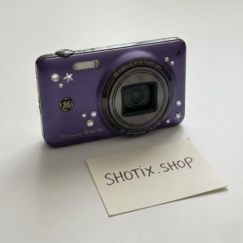 Used E1486TW 🍇 ₊˚💜 Purple Digital Camera — Tested & Ready! 📸