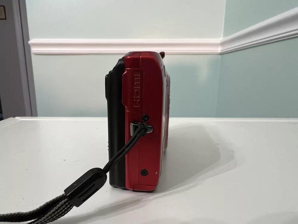 Used 🍇₊˚💜 Nikon COOLPIX S6300 (Red) 16.0MP Compact Digital Camera with 10x Optical Zoom 🍥🎀📷