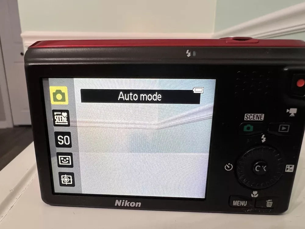 Used 🍇₊˚💜 Nikon COOLPIX S6300 (Red) 16.0MP Compact Digital Camera with 10x Optical Zoom 🍥🎀📷