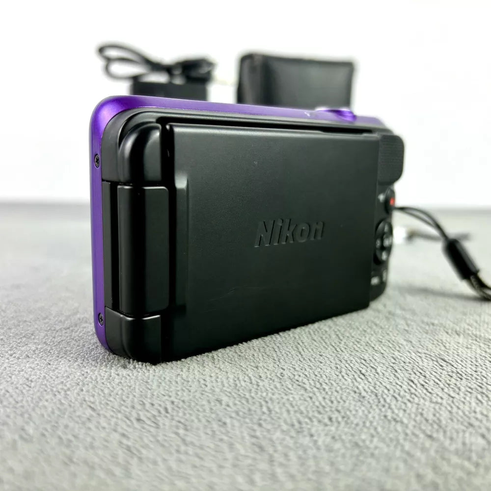 🍇 ₊˚💜 Nikon COOLPIX S6600 Digital Camera (Rare Purple) 16.0MP with 12x Zoom - Complete Set 🍥 🎀📷
