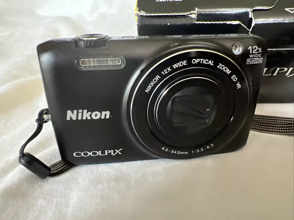 Used 🍇₊˚💜 Nikon Coolpix S6800 16.0MP Compact Digital Camera with 12x Optical Zoom 🍥🎀📷