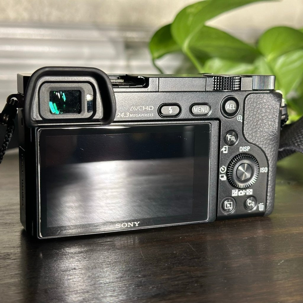 🍇 ₊˚💜 Sony Alpha a6000 E-Mount Camera Kit Bundle 🍥 🎀📷