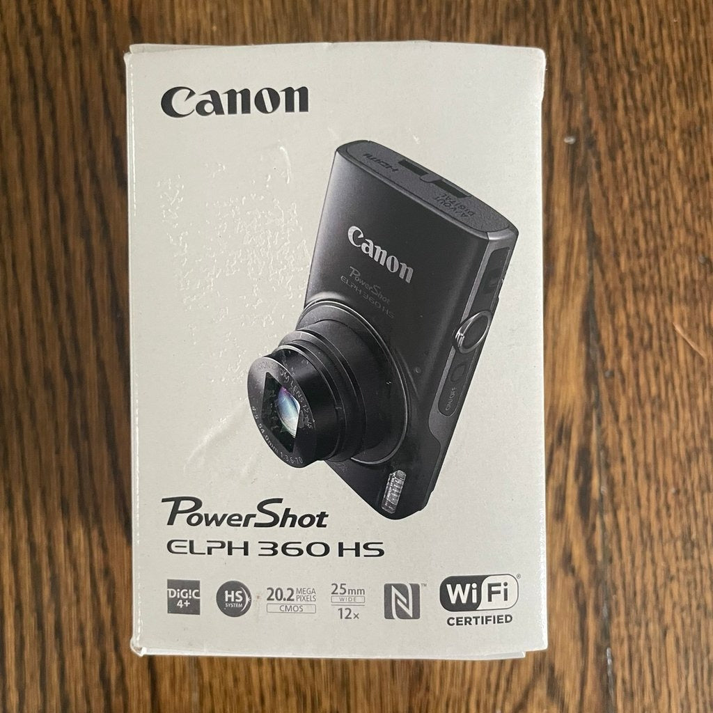 🍇 🎀 Canon PowerShot Elph 360 HS (Silver) 📷