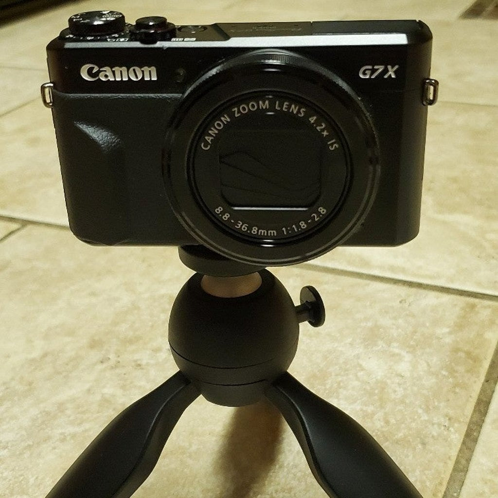 Used 🍥🎀📷 Canon G7X Mark II with Tripod 🍇₊˚💜