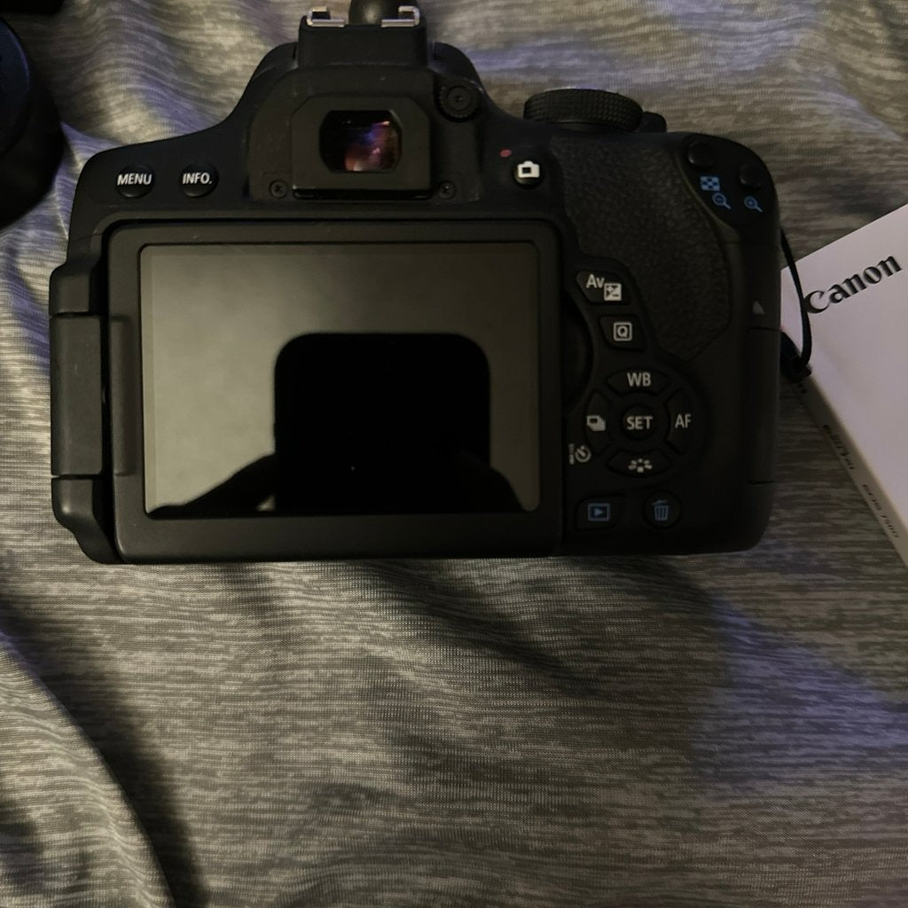 🍇 ₊˚💜 Canon EOS Rebel T6i Digital Camera 🎀📷