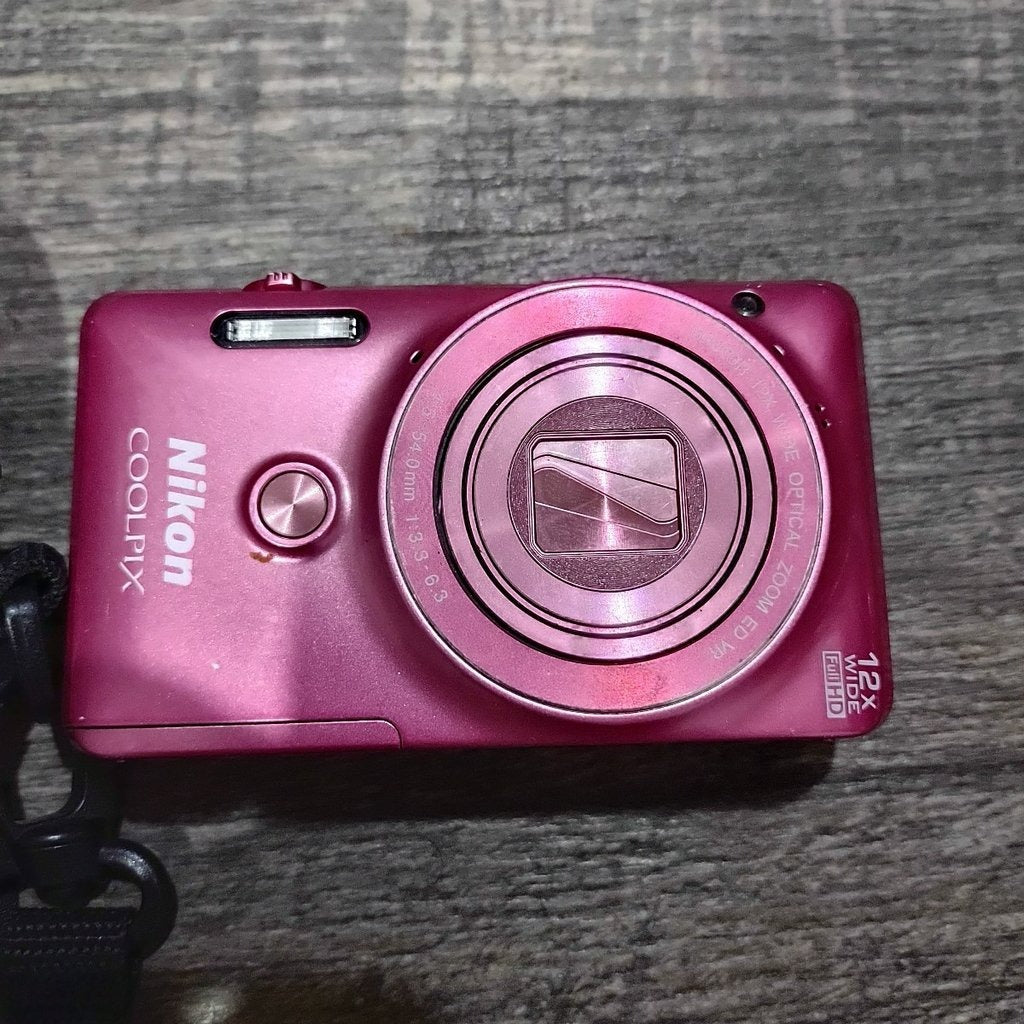 🍇 ₊˚💜 Nikon COOLPIX S6900 Digital Camera (Glossy Pink) with 12x Optical Zoom and Wi-Fi 🍥 🎀📷
