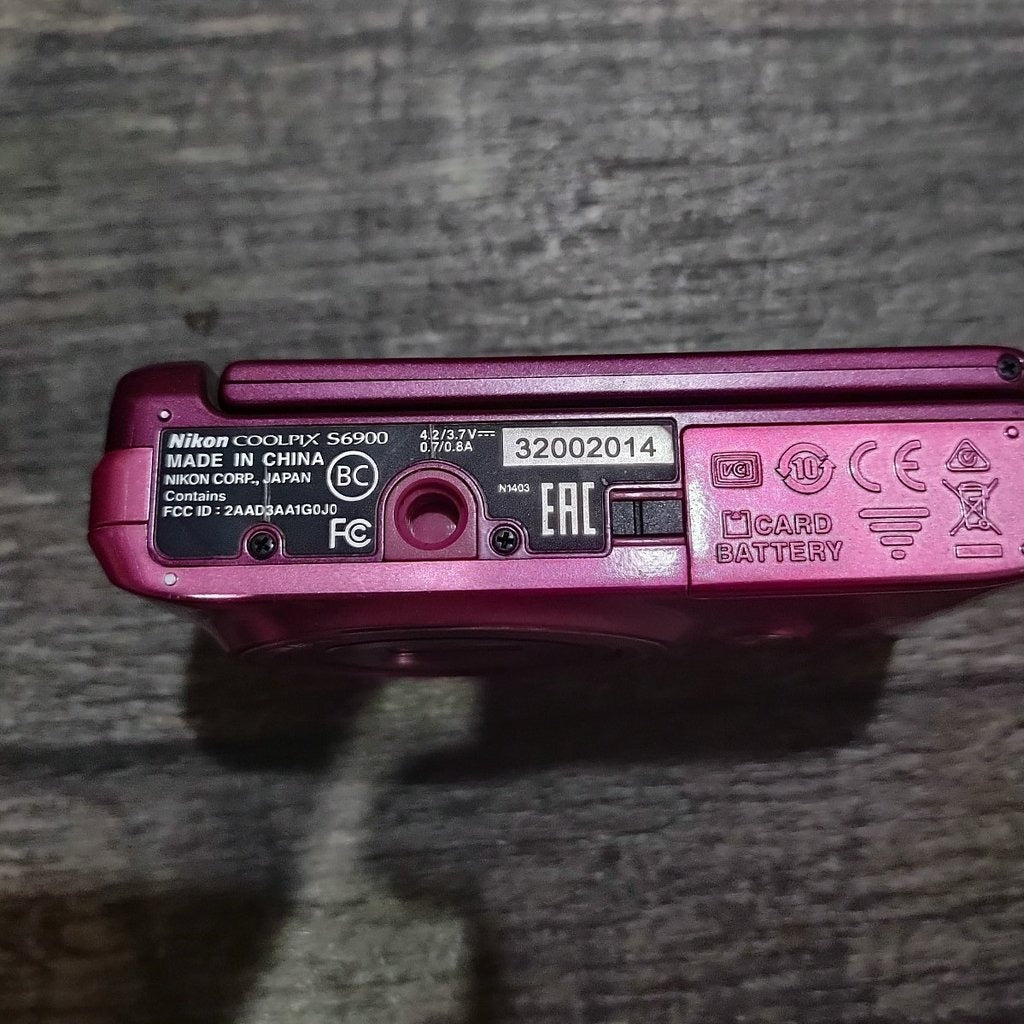 🍇 ₊˚💜 Nikon COOLPIX S6900 Digital Camera (Glossy Pink) with 12x Optical Zoom and Wi-Fi 🍥 🎀📷