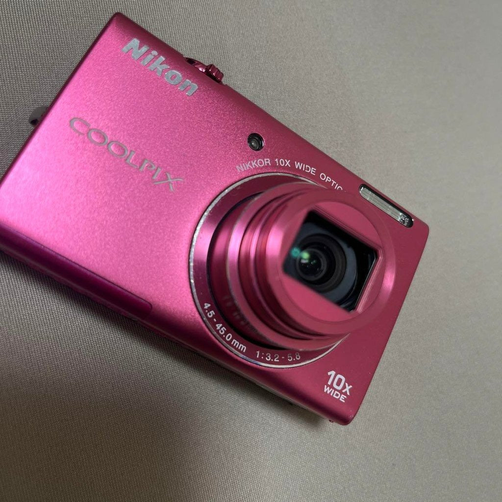 🍇 ₊˚💜 Nikon Coolpix S6200 Digital Camera (Pink) 🍥 🎀📷
