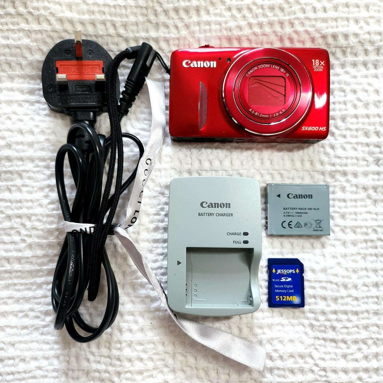 Used Red Canon sx600 hs Digital Camera