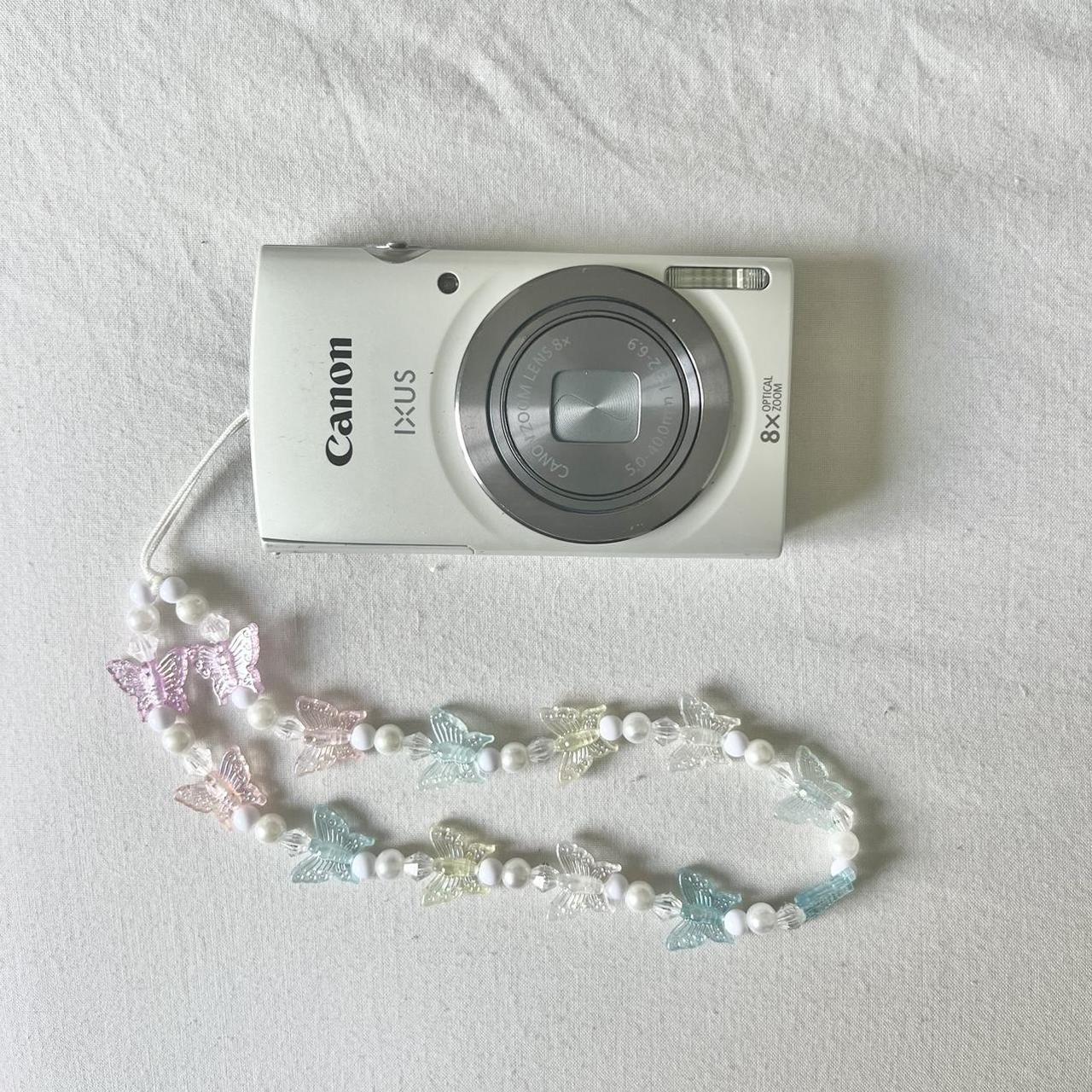 Used Vintage Canon Ixus 160 20MP White Digital Camera