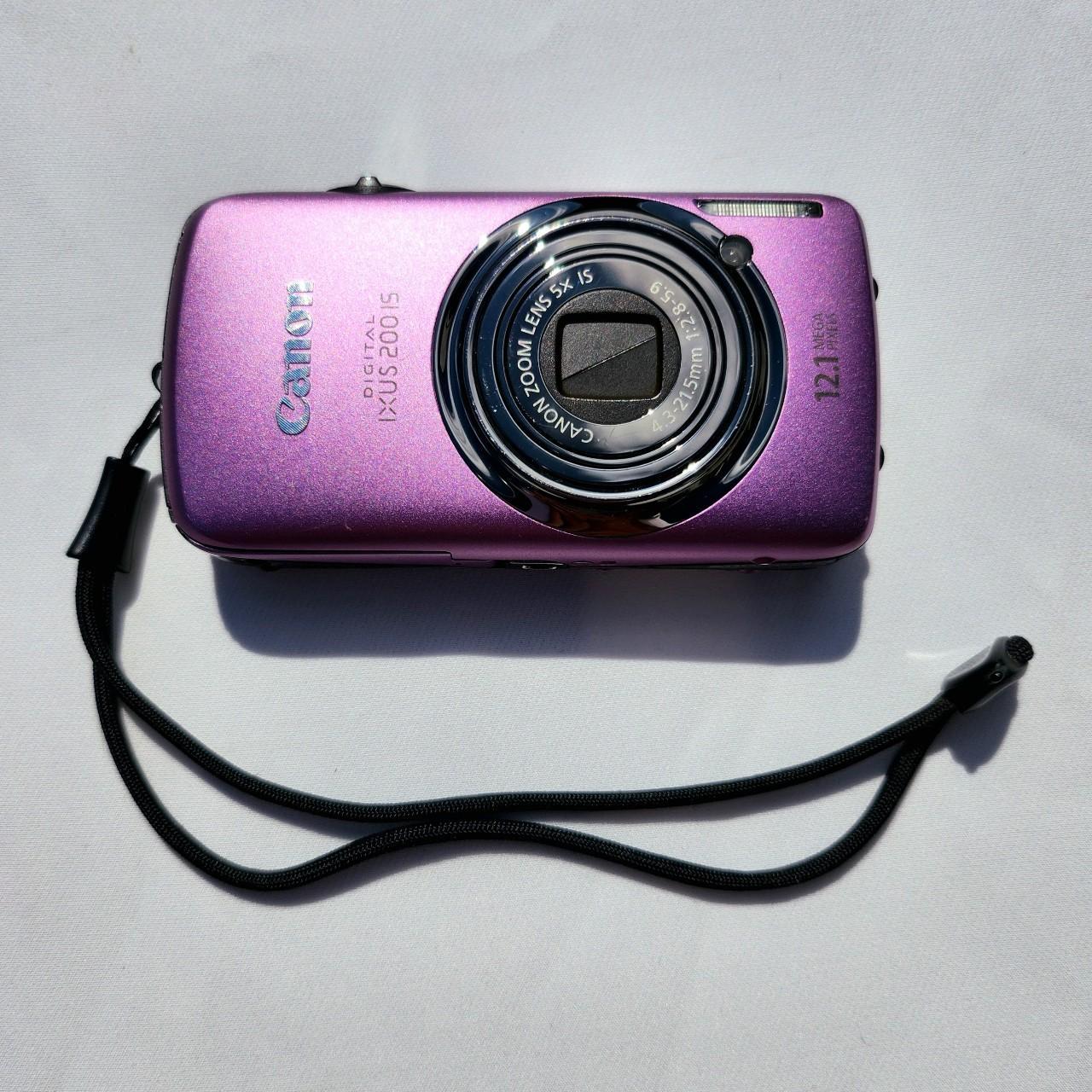 Used Pink Canon IXUS 200 IS Digital Camera — Tested & Ready! 📸