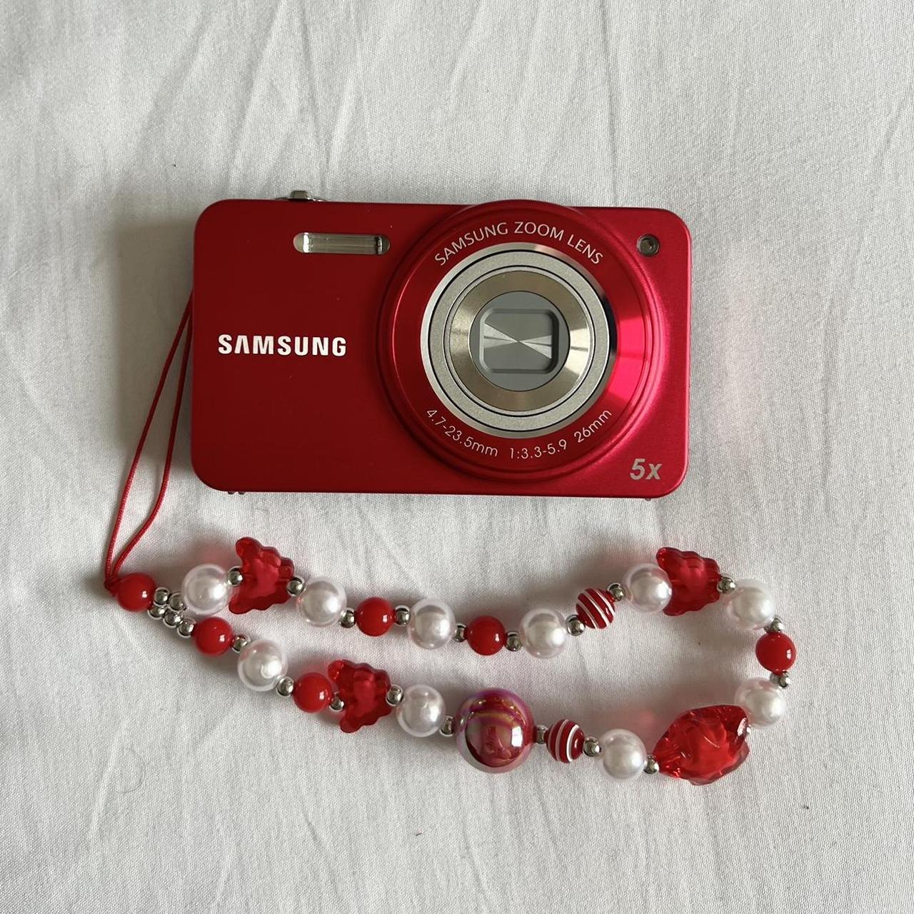 Used Vintage Samsung ST90 14.2 MP Red Digital Camera 🍒