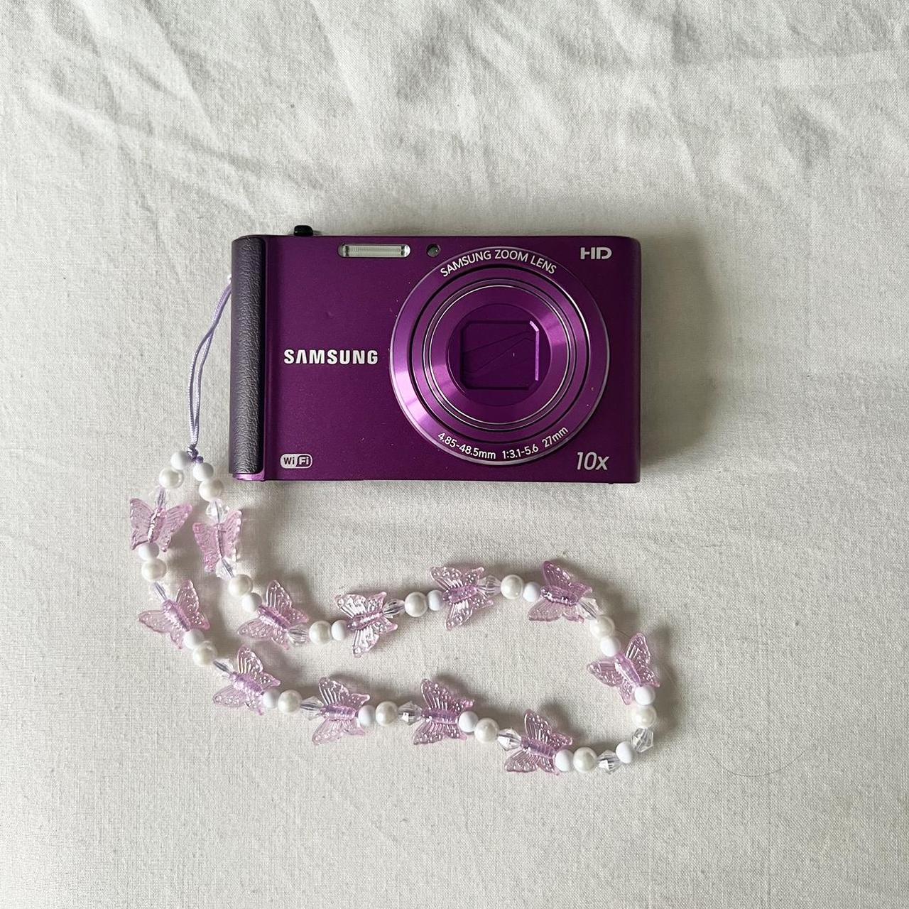 Used Vintage Samsung ST200F 16.1MP Purple Digital Camera