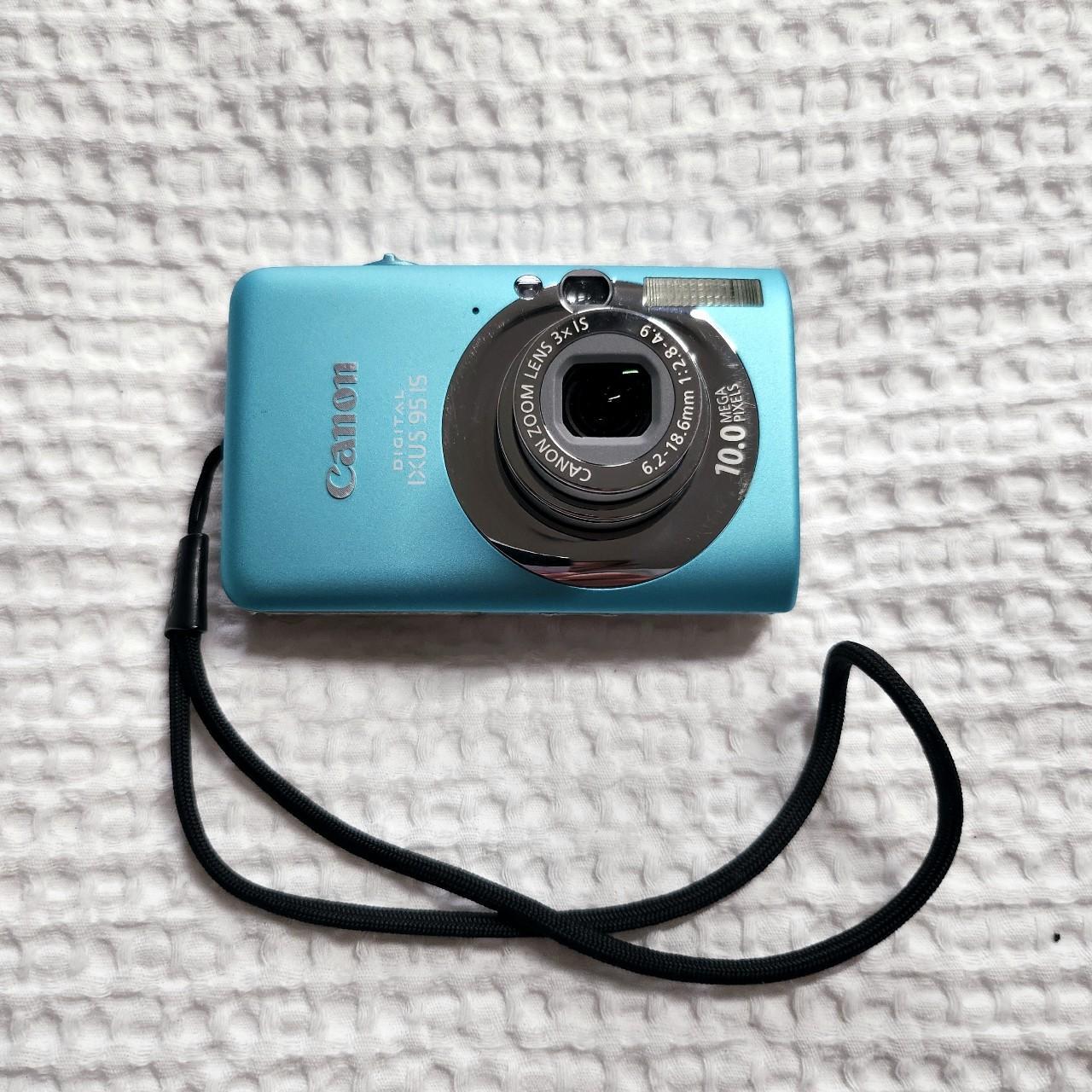 Used Blue Canon Ixus 95 IS Digital Camera — Tested & Ready! 📸