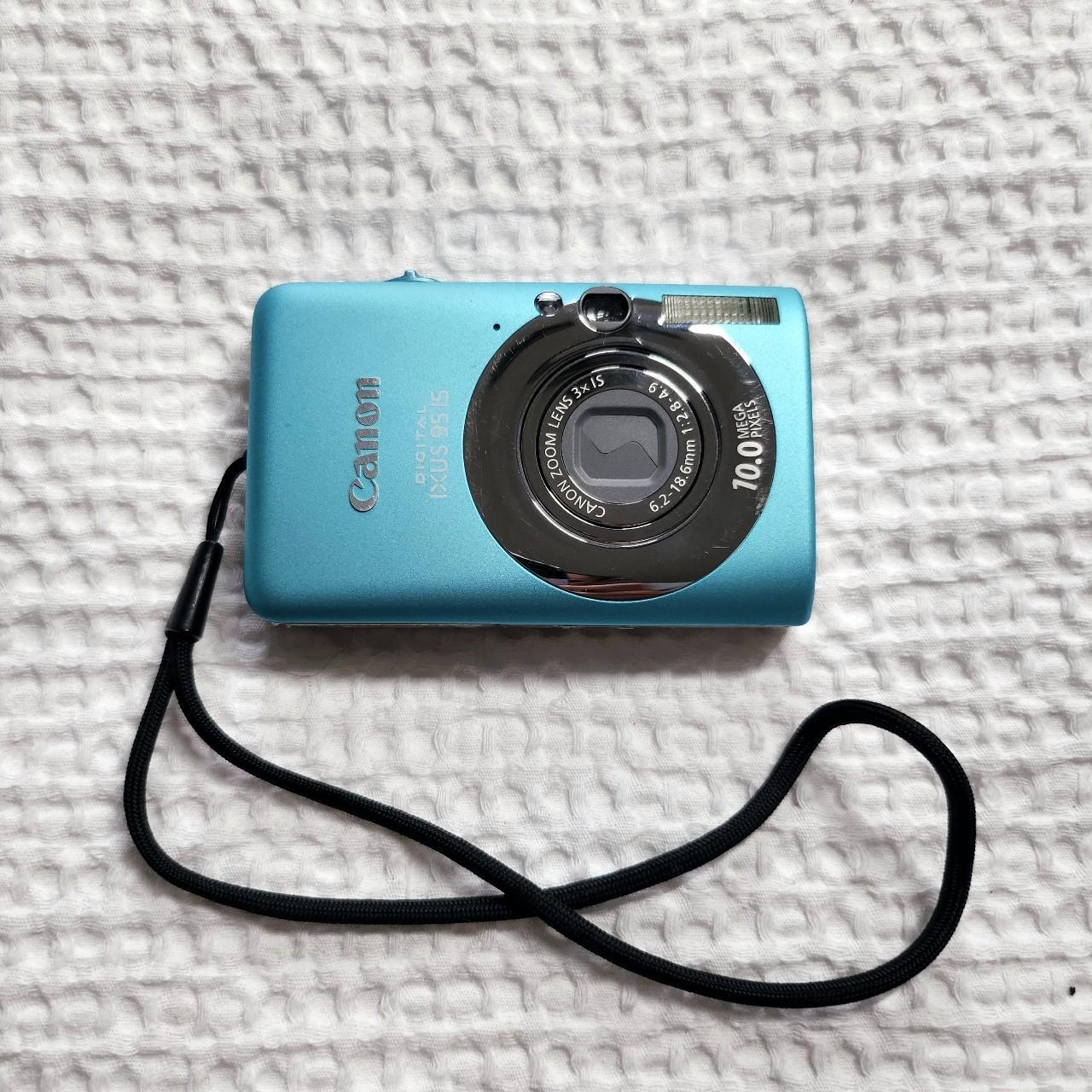 Used Blue Canon Ixus 95 IS Digital Camera — Tested & Ready! 📸