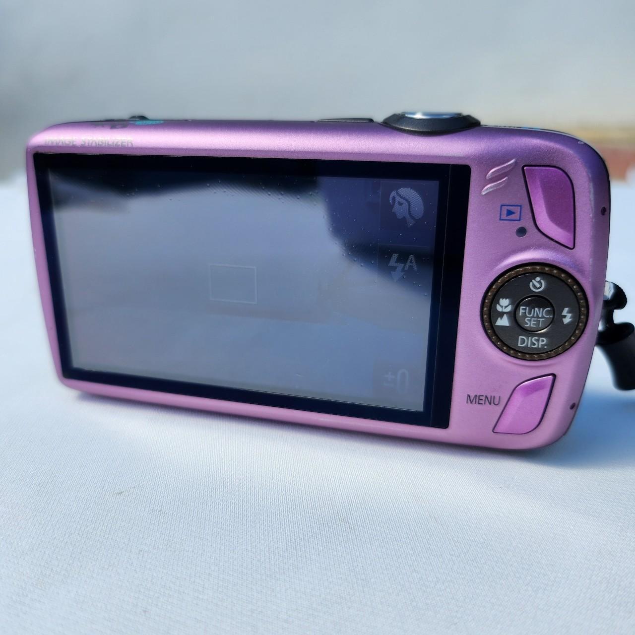 Used Pink Canon IXUS 200 IS Digital Camera — Tested & Ready! 📸