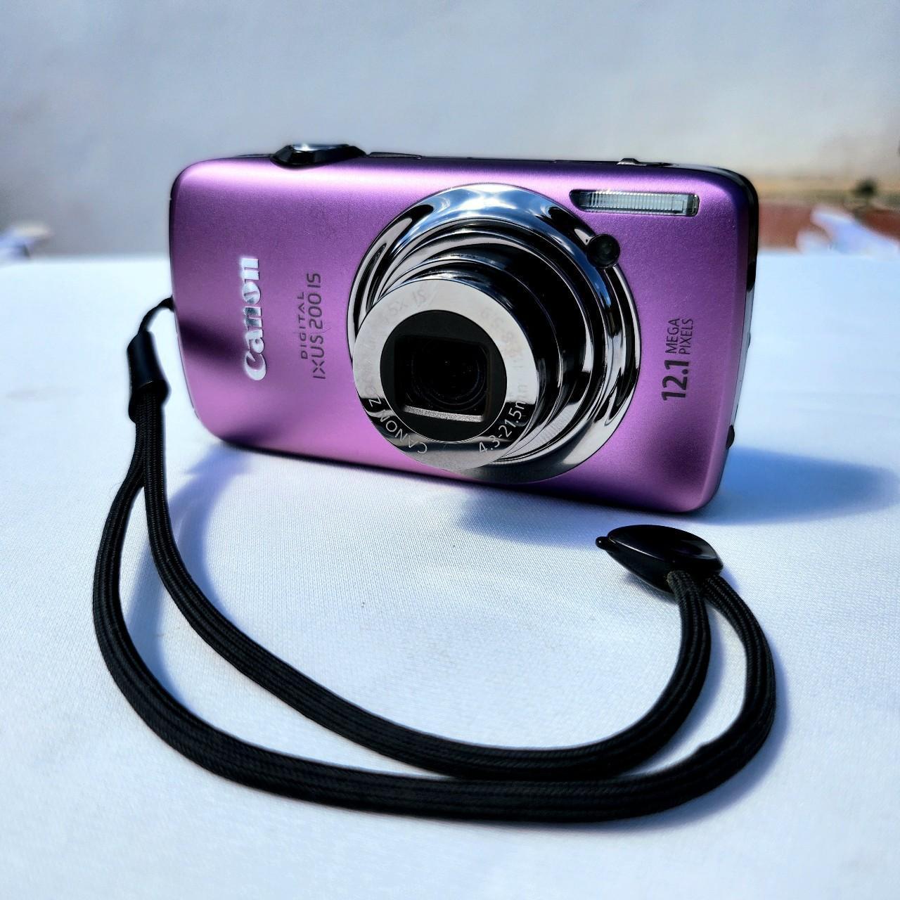 Used Pink Canon IXUS 200 IS Digital Camera — Tested & Ready! 📸