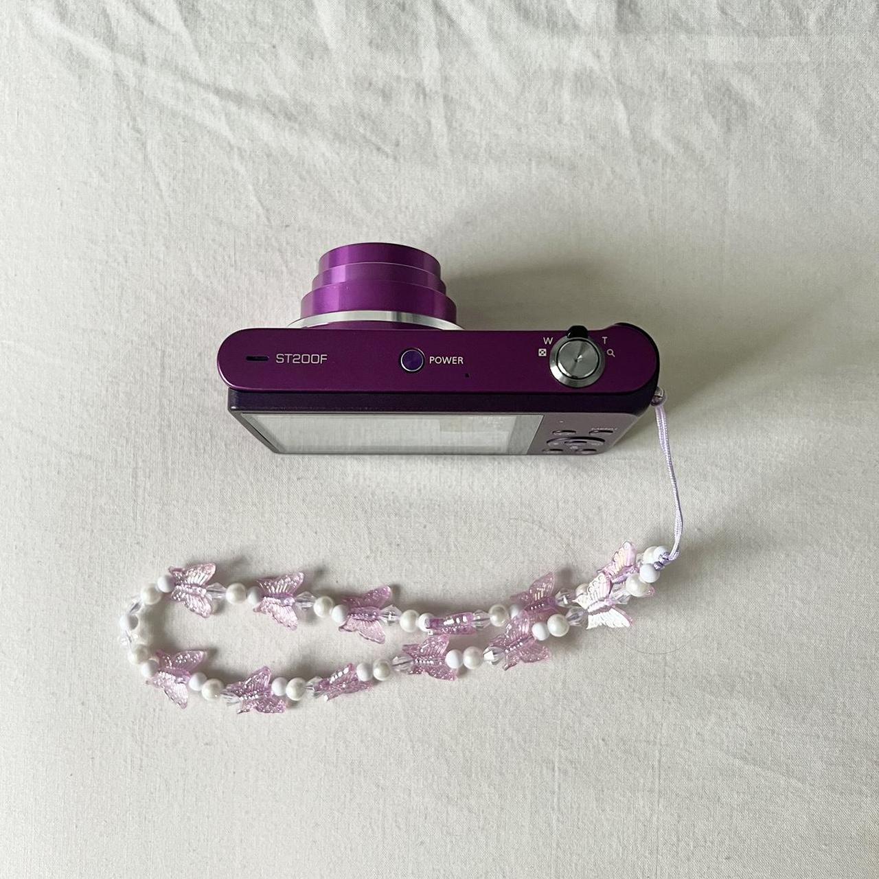 Used Vintage Samsung ST200F 16.1MP Purple Digital Camera